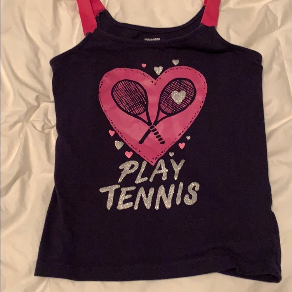 Gymboree tank top play tennis!